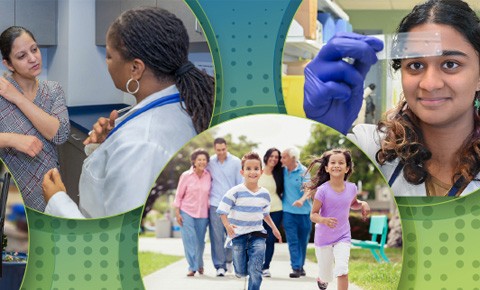 Graphic illustrating the NIAMS strategic plan