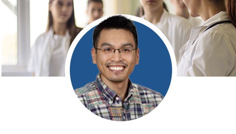 Photo of Brian Dizon against a blurred background.