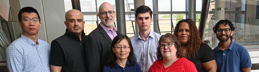 Group of scientists in a business setting