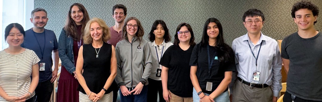 Group photo of scientists standing together.