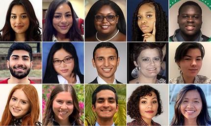 Group photo of 2021 InVTRO student headshots