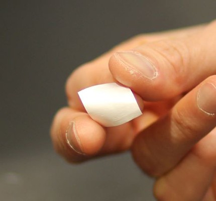 Image of some biodegradable piezoelectric film