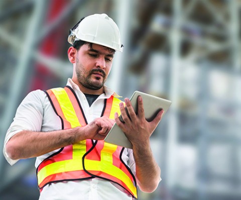 A construction worker