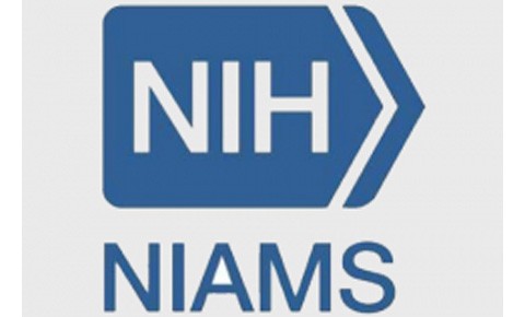 Logo with text reading NIH NIAMS