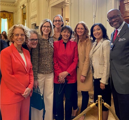 Photo of NIH institute directors attending White House gathering