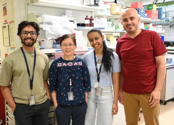Group photo of lab staff.