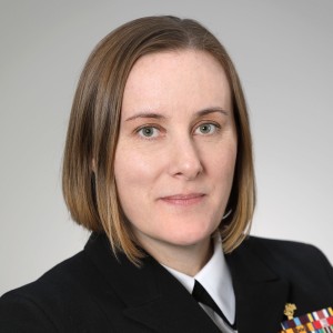 Headshot of a woman in military uniform