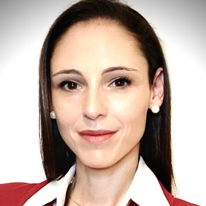 Headshot of a young woman with long hair.
