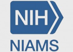 Logo with text reading NIH NIAMS