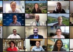 Excerpt of the photo of the participants in the virtual meeting.